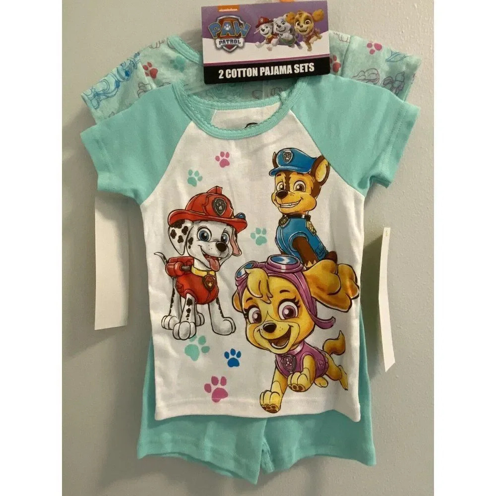 PAW PATROL - 4 PIECE PJS - GIRLS SIZE 2T. BRAND NEW WITH TAGS